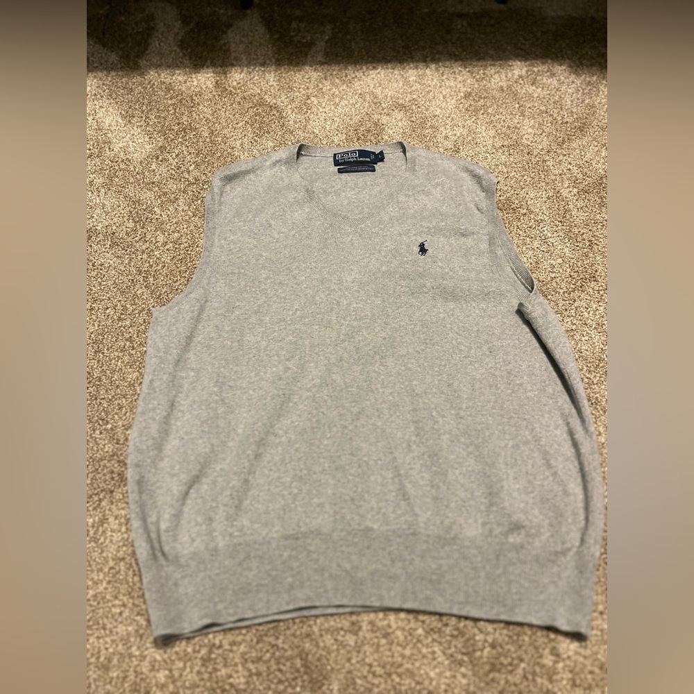 Polo Ralph Lauren golf vest. Soft, 100% Pima cotton. Large. Excellent condition